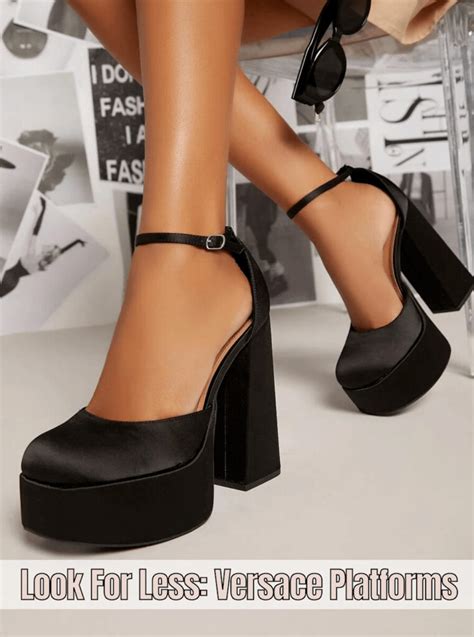 scarpe simili a versace|versace heels dupe.